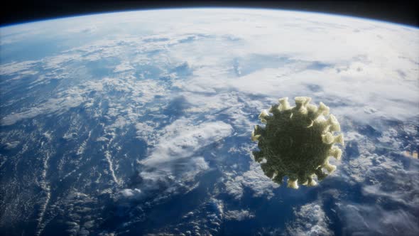 Coronavirus COVID-19 on the Earth Orbit