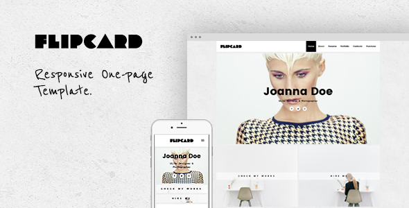 FlipCard - Responsive One-page Template