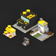 LOW POLY FACTORY AND BAR KIT - 3DOcean Item for Sale