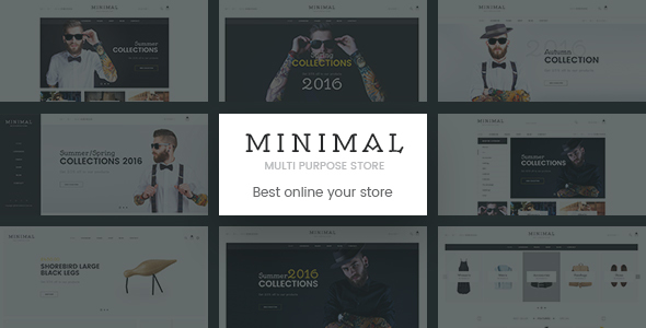 Minimal | Mutil-Concept eCommerce PSD Template