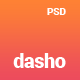 Dasho - App Showcase & App Store PSD Template - ThemeForest Item for Sale