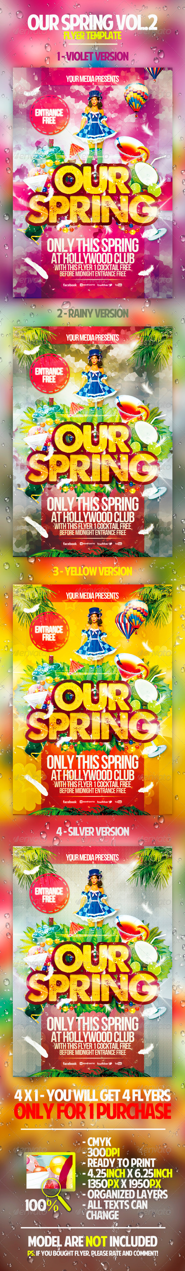 Our Spring Vol.2 Flyer Template