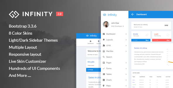 Infinity - Responsive Web App Kit