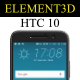 Element3D - HTC 10 - 3DOcean Item for Sale