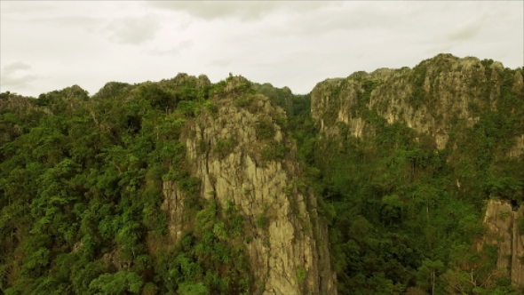 Aerial Limestone Mountain Karst 10