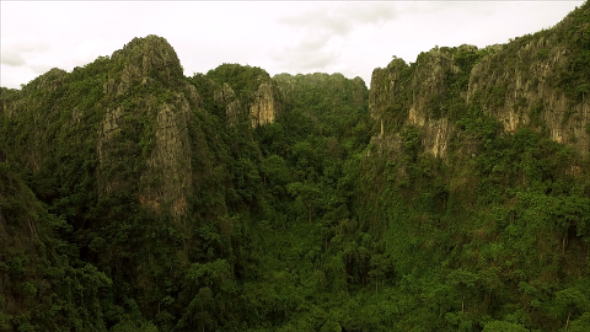 Aerial Limestone Mountain Karst 27