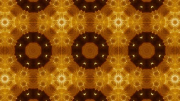 Shining Circle Gold Kaleidoscope Loop 4K