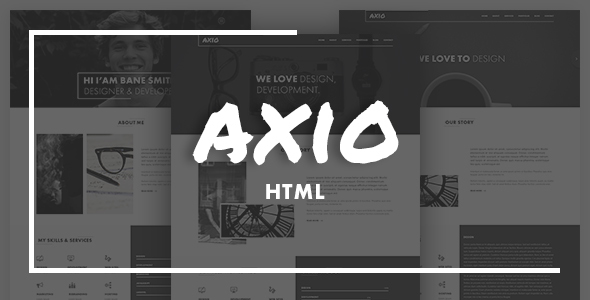 AXIO - Creative Agency and Portfolio Template