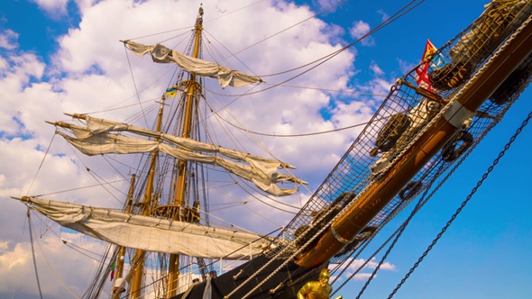 The Masts of Sailing Ship.
