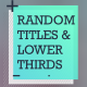 Random Titles  - VideoHive Item for Sale