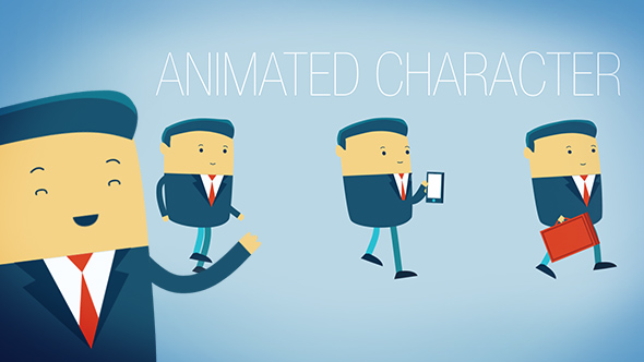Animated Office Character 