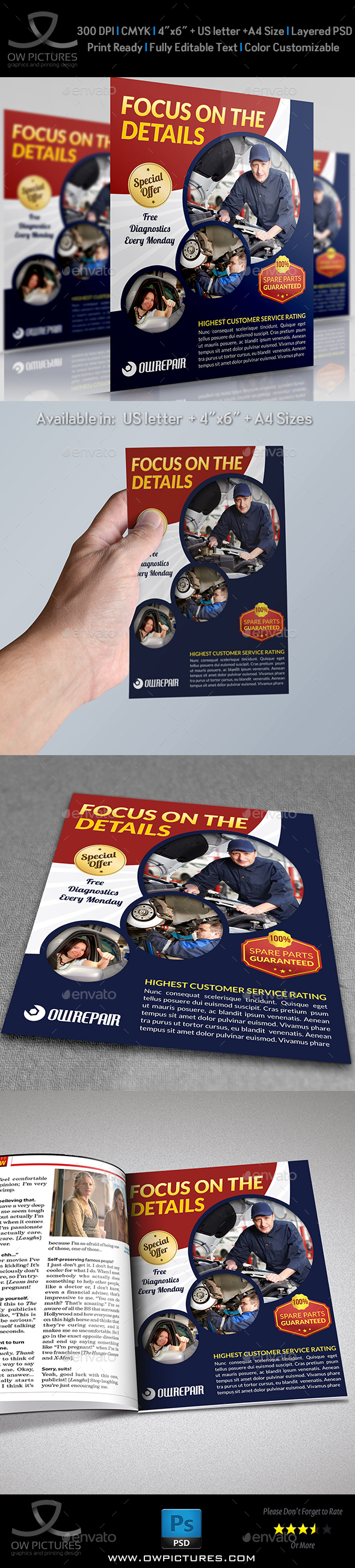 Car Services Flyer Template