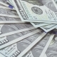 Many 100 US Dollars Bank Notes Rotating Business Background, Loop Ready - VideoHive Item for Sale