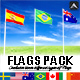 Realistic Worldwide Flag Pack  - 3DOcean Item for Sale