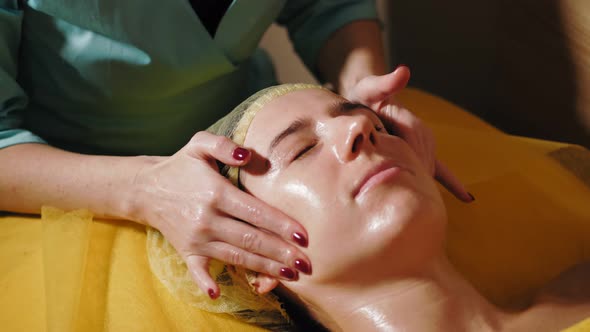 Antiaging Procedure Facial Massage