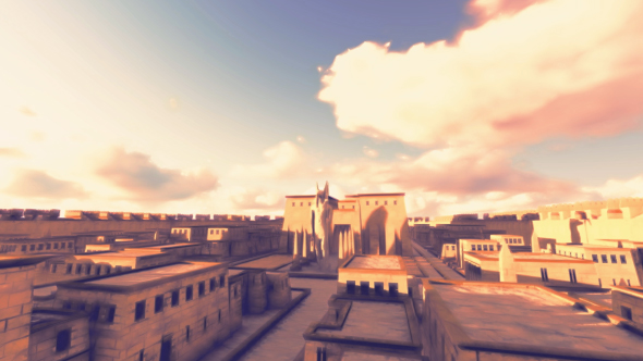 Anubis City - 3D Cartoon Background