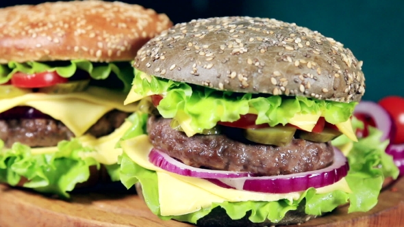 Black Burger With a Bun Of Cuttlefish Ink