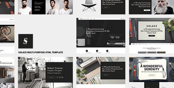 Solace | Highly Flexible Component Based HTML5 Template