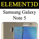 Element3D - Samsung Galaxy Note 5 - 3DOcean Item for Sale