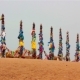 Serge. Sacred Poles With Colored Ribbons In Island Olkhon. Burkhan, Lake Baikal - VideoHive Item for Sale