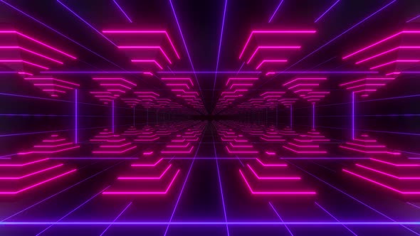 4k Colored Retro Neon Backgrounds Pack