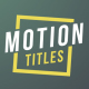 Motion Titles - VideoHive Item for Sale
