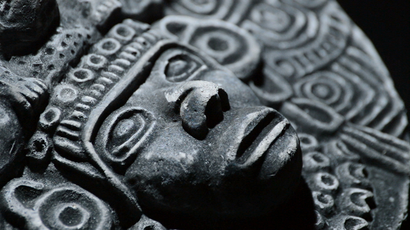 Sculpture in Stone of Art Mesoamerican
