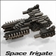 Space frigate (voxel model) - 3DOcean Item for Sale