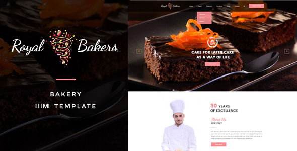 Royal Bakery - Cakery HTML Template
