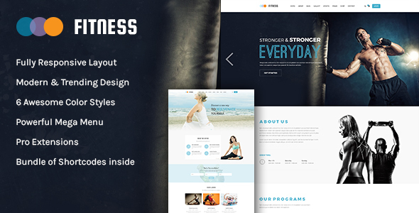 Fitness - Gym & Yoga WordPress Theme