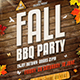 Fall Barbecue BBQ Party Flyer - GraphicRiver Item for Sale