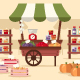 Local Autumn Products at Farmers Market - GraphicRiver Item for Sale