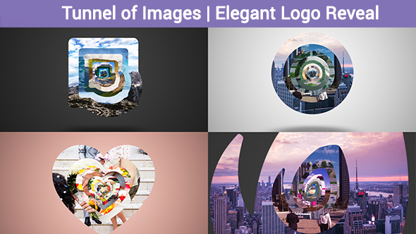 Tunnel of Images |  Elegant Logo Reveal