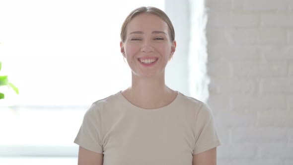 Portrait of Woman Smiling at Camera