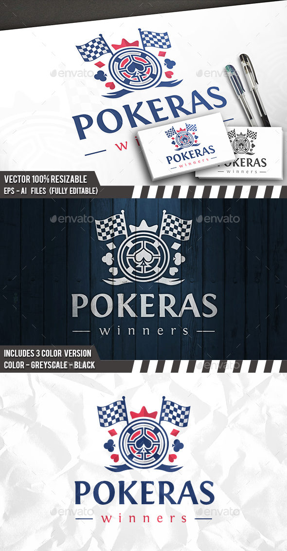 Poker Flag Logo