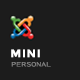 Mini - Joomla Onepage Personal Portfolio - ThemeForest Item for Sale