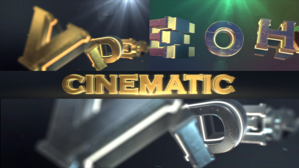 Cinematic Logo Text Reveal  alt