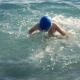 Child Teen Boy Swims In The Sea Water - VideoHive Item for Sale