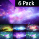 Galaxy Backgrounds-6 Pack - VideoHive Item for Sale