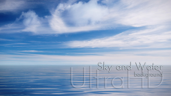 Sky and Water Background alt