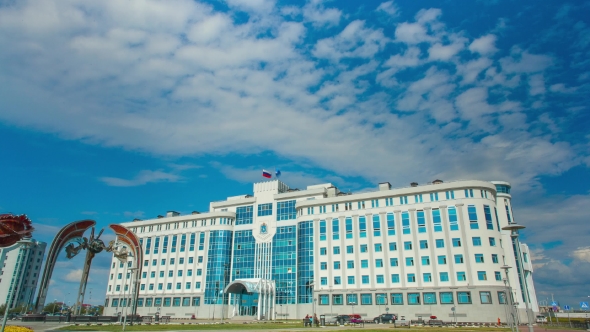  Shot Of Government Building Of Yamal