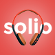SOLIO - Music Brand Headset PSD Template - ThemeForest Item for Sale