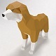 dog low poly style - 3DOcean Item for Sale