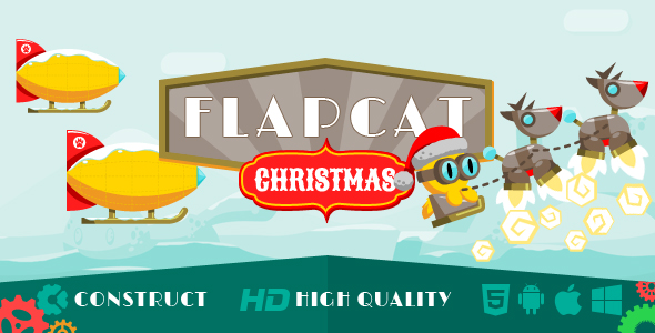 Game FlapCat Christmas