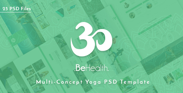 BeHealth - Yoga & Health Center PSD Template