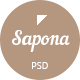 Sapona - One Page PSD  - ThemeForest Item for Sale