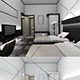 Realistic Modern bedroom 149 - 3DOcean Item for Sale