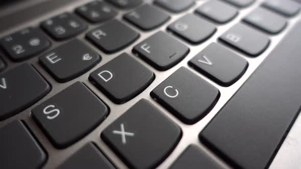 Keyboard of Laptop