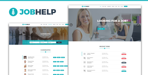 Jobhelp - Job Board PSD Template