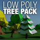 Low Poly Trees Pack - 3DOcean Item for Sale